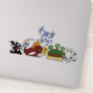 Elemental Dragons Sticker 