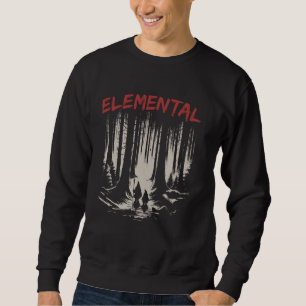 Elemental Dwarfs In The Forest - Vintage Graphic D Sweatshirt