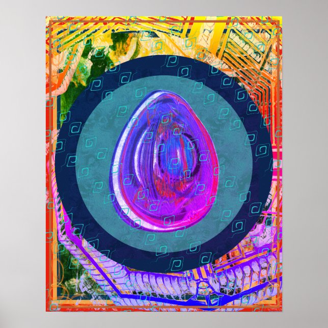 Elemental Ether Within Air Meditation Aid Tattva Poster (Front)