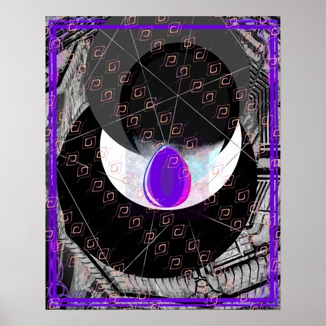 Elemental Ether Within Water Meditation Aid Tattva Poster (Front)