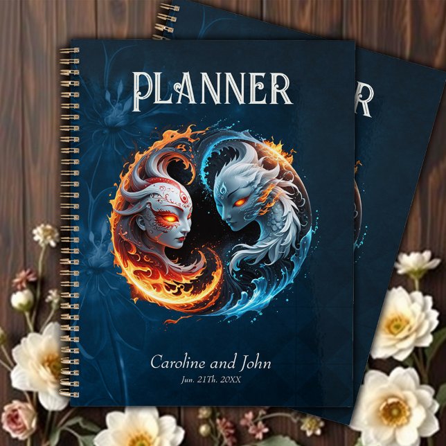 Elemental harmony, yin and yang of nature.  planner (Creator Uploaded)