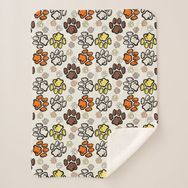 Elemental Nature Pet Sherpa Blanket (Front)