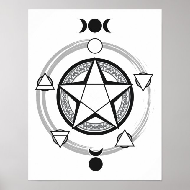 Elemental Pentagram Print (Front)