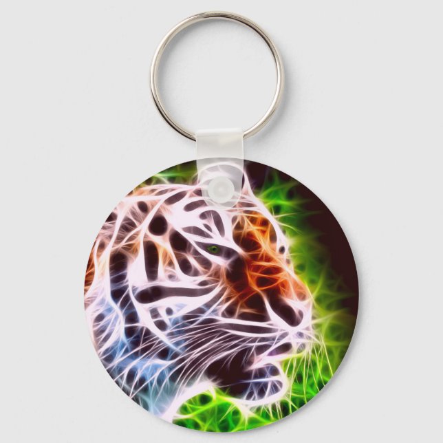 Elemental Tiger Keychain (Front)