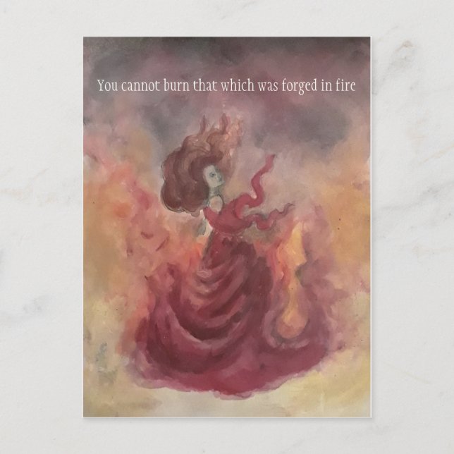 Elemental Witch - Fire Postcard (Front)