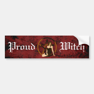 Elemental Witch Pagan Bumper Sticker