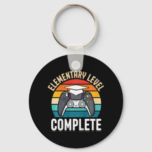 Elementary Level Complete Gamer Cl Of 2024 Graduat Keychain