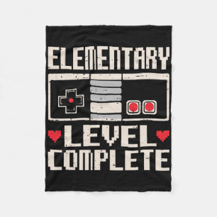 Elementary Level Complete Gamer Cl Of 2025 Graduat Fleece Blanket