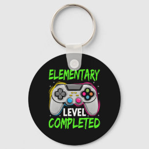 Elementary Level Complete Gamer Cl Of 2025 Graduat Keychain