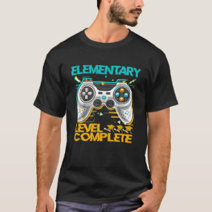 Elementary Level Complete Gamer Class Of 2021 Grad T-Shirt