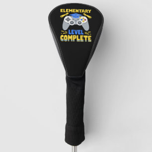 Elementary Level Complete Gaming Gamer Graduation Golf Head Cover