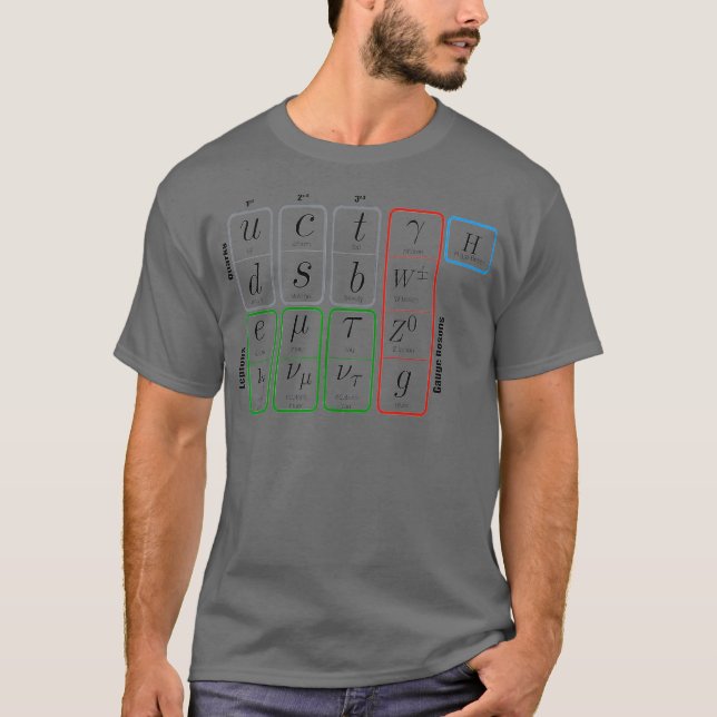 Elementary Particles Standard Model Higgs Boson T-Shirt (Front)