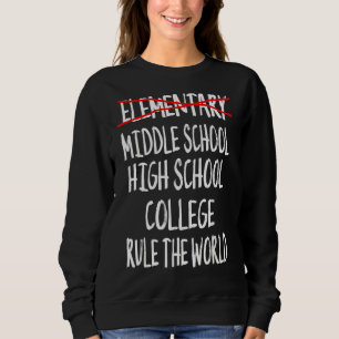Elementary School Graduation   6th Grade Graduatio Sweatshirt