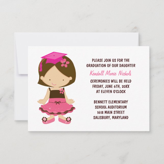 Elementary School Graduation Announcements (Front)