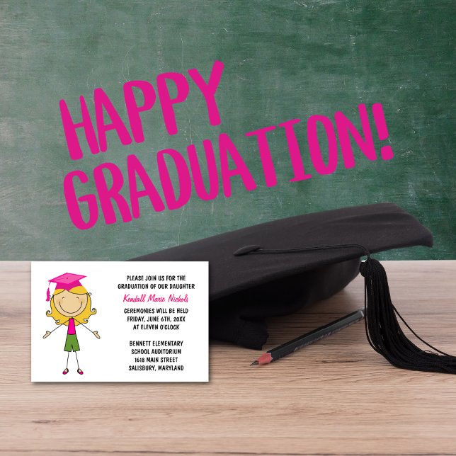 Elementary School Graduation Announcements (Creator Uploaded)