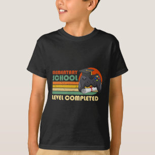 Elementary School Level Complete - Funny Gamer Gra T-Shirt