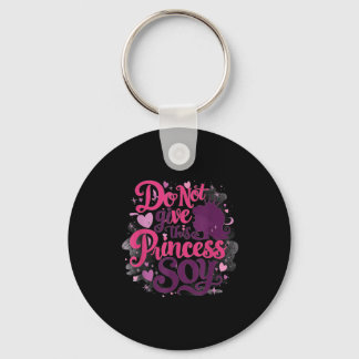 Elementary School Princess And The Soy Allergy Out Keychain