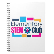 Elementary STEM Club Logo Notebook