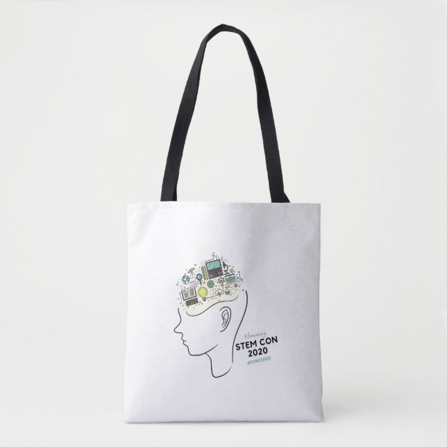Elementary STEM CON 2020 Tote Bag 3 (Front)