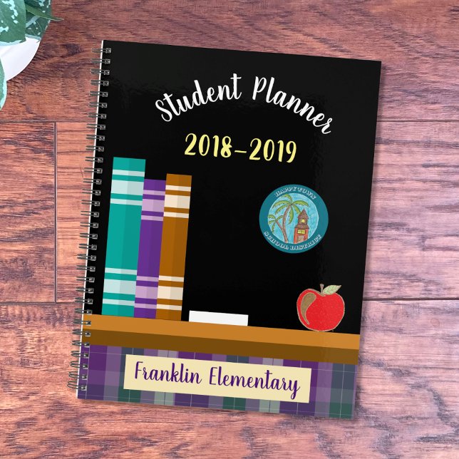 Elementary student planner with district logo (Elementary school planner with school district seal . )