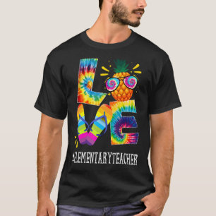 Elementary Teacher Love Pineapple Summer Off Duty  T-Shirt