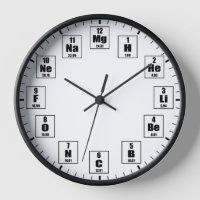 Elements Atomic Number Periodic Table Clock