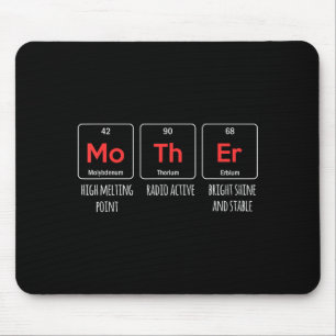 Elements of a mother periodic table mother's day mouse pad