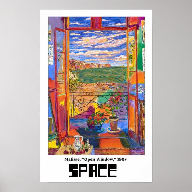 Elements of Art - Space by Matisse Poster (Front)