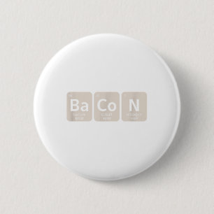 Elements Of Bacon _ Funny Bbq, Pork Grilling _1  2 Inch Round Button