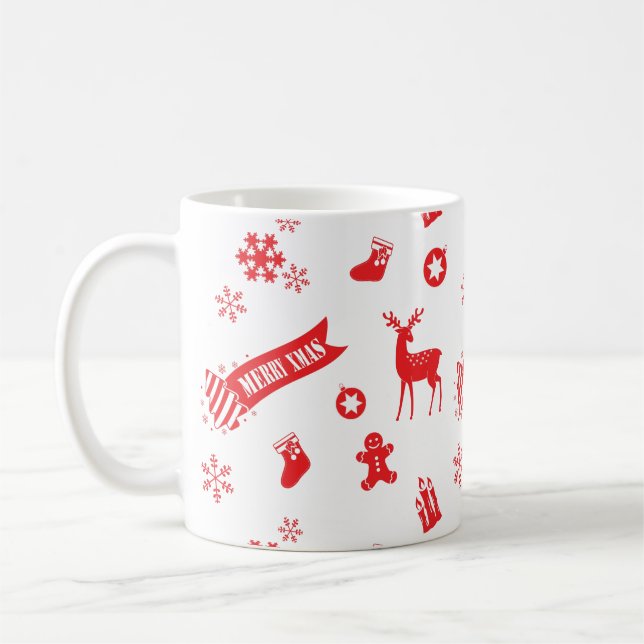 Elements of Christmas Coffee Mug (Left)