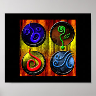 Elements Of Magic Poster