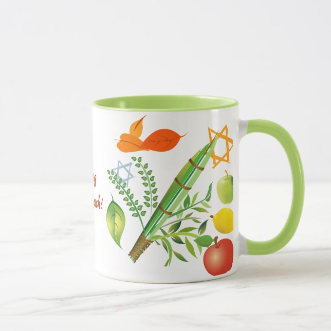Elements of Sukkot Mug (Right)