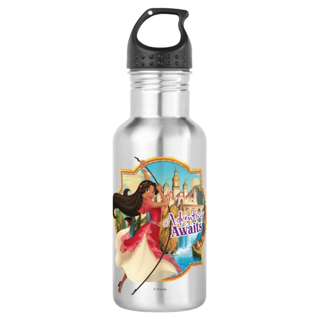 Elena | Adventure Awaits 710 Ml Water Bottle (Front)