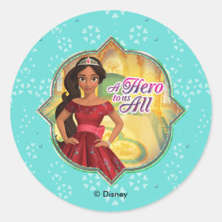 Elena & Isabel | A Hero To Us All Classic Round Sticker