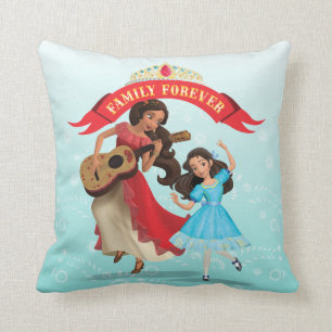 Elena & Isabel   Sister Time Throw Pillow