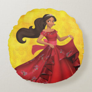 Elena   Lead With Kindness Round Pillow