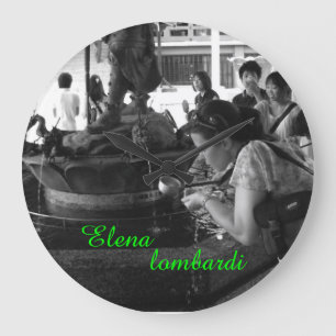 Elena lombardi Firenze Large Clock