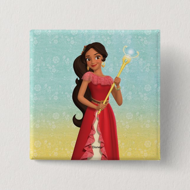 Elena | Magic is Within You 2 Inch Square Button (Front)