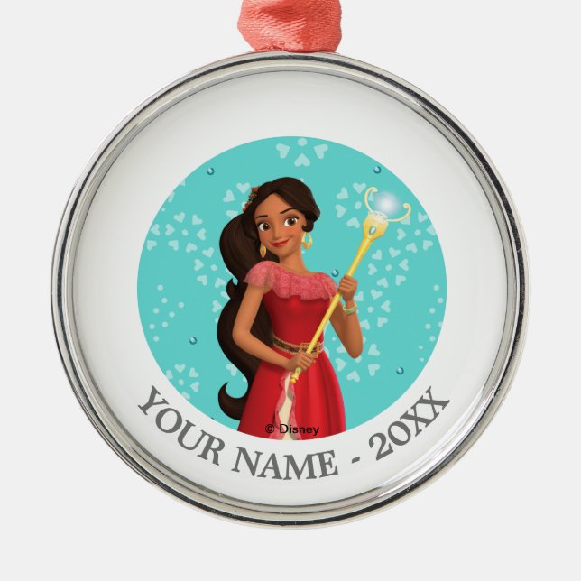 Elena | Magic is Within You Metal Ornament (Front)