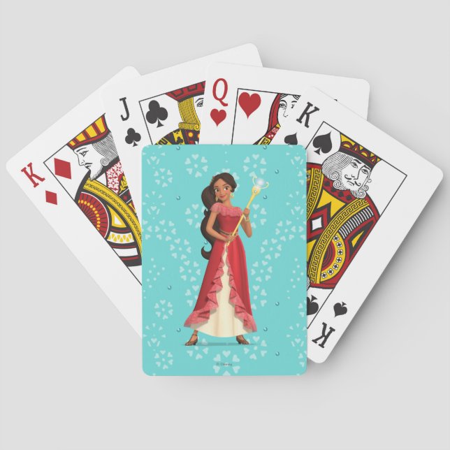 Elena | Magic is Within You Playing Cards (Back)