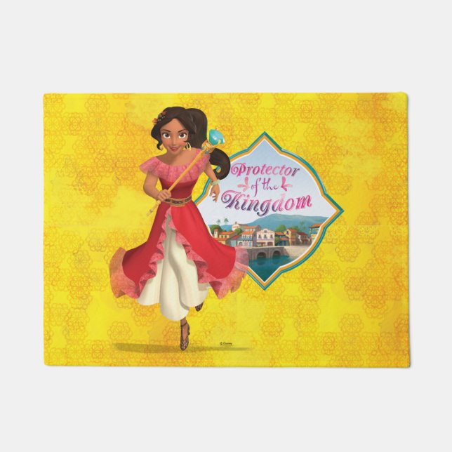 Elena | Protector of the Kingdom Doormat (Front)