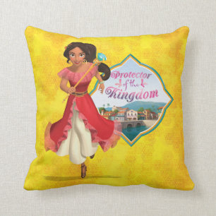 Elena Protector of the Kingdom Throw Pillow