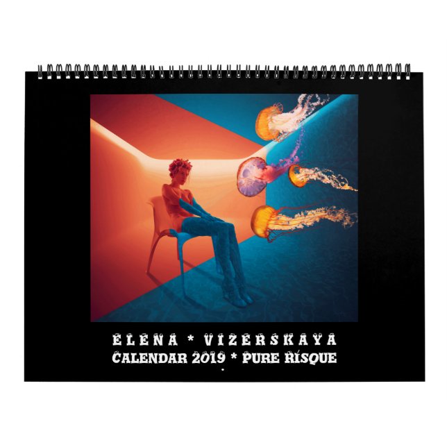 Elena Vizerskaya Art Calendar 2019 PURE RISQUE (Cover)
