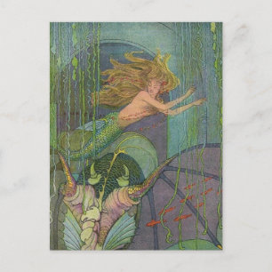 Elenore Abbott The Charming Mermaid Postcard