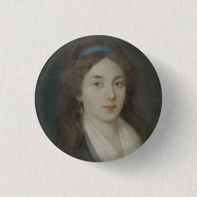 Eleonore Duplay 1 Inch Round Button (Front)