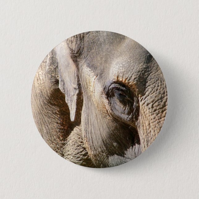 ELEPHANT 2 INCH ROUND BUTTON (Front)
