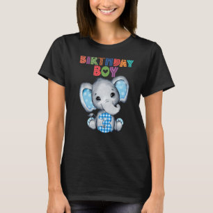 Elephant 3rd Birthday Boy 3 Years Old Themed Eleph T-Shirt