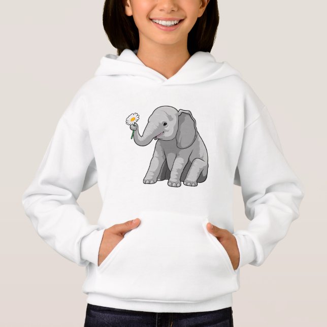 Eléphant à fleurs (Devant)