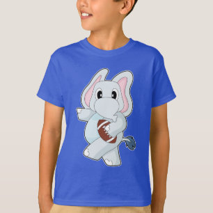 Elephant American Football T-Shirt