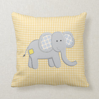 Elephant and Alligator Pillow